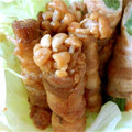 ミニィ1212's cooksnap of when they made お弁当の…「おかずえのきの肉巻き」.