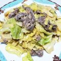 酢豚の素's cooksnap of when they made キャベツと豚肉(牛肉)の味噌マヨごま和え.