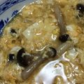 ぶうちゃんこ's cooksnap of when they made キノコのかき玉豆腐汁.