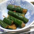 ママリン0113's cooksnap of when they made **ピリ辛おつまみきゅうり**.