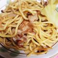 かしさや's cooksnap of when they made 塩昆布＆バターDE焼きそば.