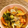 ひろむず's cooksnap of when they made あさりと春野菜のトマト煮込み.