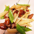 megboh03's cooksnap of when they made 絹さやとウインナーとジャガイモ炒め☆簡単.