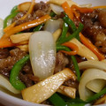 yukipapa's cooksnap of when they made 牛コマ肉と野菜のオイスターソース炒め.