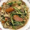 DuffysCafe's cooksnap of when they made 簡単＊きのこと水菜のポン酢炒め.