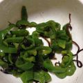 misous's cooksnap of when they made 超簡単！苦手も克服？ピーマンの塩昆布和え.