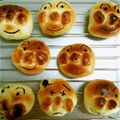たかみやこ's cooksnap of when they made 海苔でお顔☆アンパンマンのパン♪.