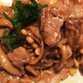 ｉｕｍｉ's cooksnap of when they made 豚肉・ゴボウ・茸☆柚子胡椒マヨ醤油炒め☆.