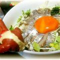 Hachi0826's cooksnap of when they made 鯵丼.