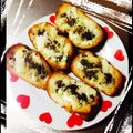 K0A9O0R8U♪'s cooksnap of when they made ♡簡単♡バケットでバジルチーズトースト♡.