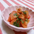 赤い電話's cooksnap of when they made トマトと大葉の和風あえ❀.