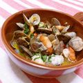 赤い電話's cooksnap of when they made 塩麹で♪アサリと海老のアヒージョ.