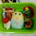 あーちんぱん's cooksnap of when they made キャラ弁☆ふなっしー☆おにぎり☆.