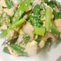 ろこち's cooksnap of when they made シイタケも入れてみてね♪豚肉にら卵炒め～.