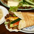 nyajirou's cooksnap of when they made ✿トルティーヤdeラップサンド✿.