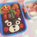 りょうちゃんママ♡'s cooksnap of when they made キャラ弁困った時には簡単くまモン☆.