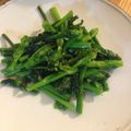 yunohr's cooksnap of when they made [簡単]菜花のニンニク炒め.
