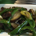 honeymiko's cooksnap of when they made 茄子とピーマンの醤油炒め.