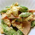 3ざるかあさん's cooksnap of when they made スナップえんどうの粒マスタード和え.