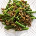 ヌーシ's cooksnap of when they made ご飯に合う✿いんげんのピリ辛炒め.