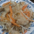 sige24's cooksnap of when they made もやしと鶏肉の酢炒め.