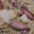 ☆ｷｬｻﾘﾝ☆'s cooksnap of when they made 筍と木の芽のペペロンチーノ.