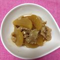 ひなちゃん2号's cooksnap of when they made 豚こま大根の甘辛煮.