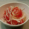 akico55555's cooksnap of when they made トマトとサラダ玉ねぎのマリネ.
