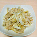 うぎゅ坊っちゃん's cooksnap of when they made ねぎたっぷり！ささみのからし和え.
