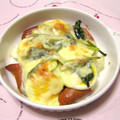 komomoもも's cooksnap of when they made ほうれん草のマヨチーズ焼き★.