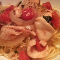 ★ももみい★'s cooksnap of when they made タコとミニトマトのガーリックソテー.