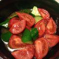 すんすん00's cooksnap of when they made きゅうり&トマトのバルサミコ酢簡単サラダ.
