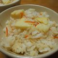 まゆみ母ちゃん's cooksnap of when they made カルシウムたっぷり☆しらす入り竹の子ご飯.