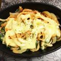 kamesayo's cooksnap of when they made 冷凍うどんでグラタン風♪.