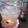ひーゆーママ's cooksnap of when they made 飲みやすい❤辛口梅酒のサイダー割り.