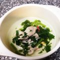 ＊もこ＊もこ＊'s cooksnap of when they made 鶏肉とクレソンのスープ.