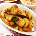 erc_16's cooksnap of when they made トマト味。　ちくわと野菜の塩昆布炒め.