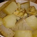 ゆに、's cooksnap of when they made 大根と鶏もも肉とこんにゃくの煮物.