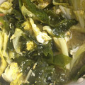たかのみこ's cooksnap of when they made キャベツとワカメの卵とじ.
