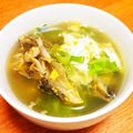 ky◯k◯'s cooksnap of when they made ■糖質制限■簡単舞茸卵スープ♪冷製でも◎.