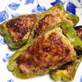 こっぺりあ's cooksnap of when they made ピーマンの肉詰め★照り焼き味.
