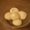 Musikerin's cooksnap of when they made チョコ入り白玉.