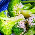 ユーロン's cooksnap of when they made ふりふりﾌﾞﾛｯｺﾘｰの胡麻和え.