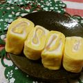 赤い電話's cooksnap of when they made 一人分の玉子焼き（ハムチーズ入り）.