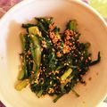 afro1004's cooksnap of when they made 春菊嫌いの春菊のゴマ和え.