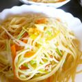 イミテ's cooksnap of when they made 人参と長ネギのペペロンチーノ.