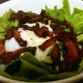 創作料理屋YUI's cooksnap of when they made 速攻完成☆ほうれん草と温玉のサラダ。.