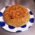 Hanachan13's cooksnap of when they made バナナケーキ♡炊飯器.
