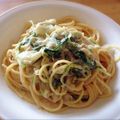 ericaa22's cooksnap of when they made 冷蔵庫の食材でクリームパスタ.