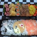 kimuchie's cooksnap of when they made ☆幼稚園のお弁当（キャラ弁）☆.